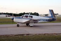 N2755W @ LAL - Mooney M20E - by Florida Metal
