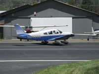 N8423W @ SZP - 1965 Piper PA-28-180 CHEROKEE, Lycoming O&VO-360 180 Hp, taxi off the active - by Doug Robertson