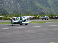 N83TX @ SZP - 1983 Langerud/Taylor/Hines PITTS S-1E, Lycoming O-320, landing roll Rwy 22 - by Doug Robertson
