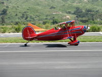 N5762B @ SZP - 1980 Great Lakes 2T-1A-2 SPORT TRAINER, Lycoming AEIO-360-B1F6 180 Hp, landing roll Rwy 22 - by Doug Robertson
