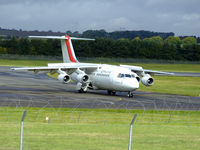 EI-RJO @ EGPH - Cityjet RJ85 Arrives At EDI - by Mike stanners