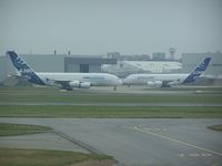 F-WWEA @ LFBO - nose to nose - by edd