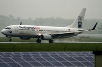 TC-SUL @ EDDR - touchdown on a wet RW27 - by Friedrich Becker