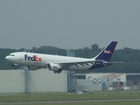 N691FE @ LFBO - Low pass on delivery to the States