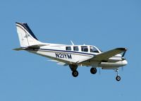 N21YM @ DTN - Landing at Downtown Shreveport. - by paulp