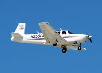N555LM @ DTN - Landing at Downtown Shreveport. - by paulp