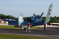 N92879 @ LAL - Unfolding wings prior to departure at Sun N Fun 2010 - Lakeland, Florida - by Bob Simmermon