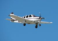 N517CM @ DTN - Landing at Downtown Shreveport. - by paulp