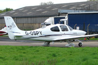 G-OSPY @ EGBJ - 2005 Cirrus Design Corporation CIRRUS SR20 at Staverton - by Terry Fletcher