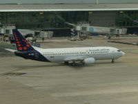 OO-VES @ EBBR - In the new livery of Brussels Airlines - by ghans