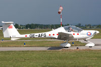OE-AFG @ LOAV - taxi to parking area - by Lötsch Andreas