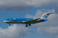PH-KZI @ EGSH - Landing at Norwich with air brake deployed. - by Graham Reeve