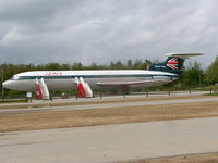 G-AWZK @ EGCC - Now on display at the Manchester Viewing Park