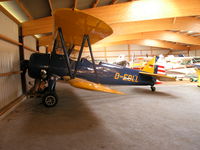 D-EDLL @ EDLI - In a hangar at Bielefeld