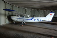 D-ELSV @ EDLP - Inside hangar - by ghans