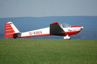 D-KNIV @ EDLR - Just landed at Haxtenberg - by ghans