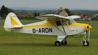 G-ARON @ EGBP - 2. G-ARON  departing Kemble Airport (Great Vintage Flying Weekend)