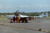 G-DHAV @ EGFH - DHA's ex-Swiss AF DH Vampire T.55/U-1234. Photo taken in early 2001 - by Roger Winser