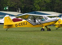 G-CEEJ @ EGBP - at the Great Vintage Flying Weekend - by Chris Hall