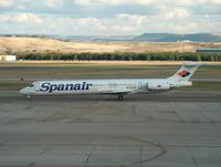 EC-FZC @ LEMD - Md83 Spanair - by ghans