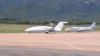 D-IZZY @ LFKF - Piaggio P-180 AVANTI