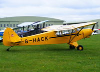 G-HACK @ EGBP - at the Great Vintage Flying Weekend - by Chris Hall