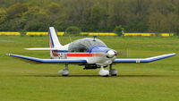 G-ELUN @ EGBP - 3. G-ELUN departing Kemble Airport (Great Vintage Flying Weekend)