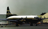 N76Y @ FRG - Convair 580 at Republic Airport on Long Island in the Summer of 1977. - by Peter Nicholson