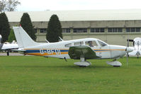 G-BFDI @ EGBP - 1977 Piper PIPER PA-28-181 at the Great Vintage Flying Weekend at Kemble - by Terry Fletcher
