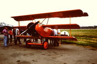G-BEFR @ EGDX - At the RAF St Athan Historic Aircraft Collection open day 1984 - by Roger Winser