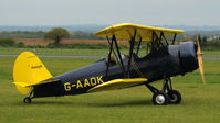 G-AAOK @ EGBP - 2. G-AAOK at Kemble Airport (Great Vintage Flying Weekend)