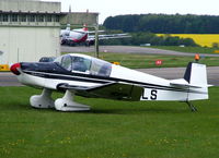 G-AXLS @ EGBP - at the Great Vintage Flying Weekend - by Chris Hall