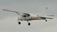 G-SACH @ EGBP - 4. G-SACH departing Kemble Airport (Great Vintage Flying Weekend)