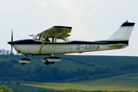 G-ASNW @ EGLS - 1964 Reims Aviation Sa CESSNA F172E at Old Sarum Airfield - by Terry Fletcher