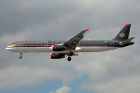 JY-AYK @ EGLL - Royal Jordainian A321 at Heathrow - by Terry Fletcher