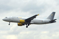 EC-KLB @ EGLL - Vueling A320 at Heathrow - by Terry Fletcher