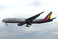 HL7500 @ EGLL - Asiana B777 at Heathrow - by Terry Fletcher