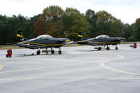 L-08 @ EHWO - L-8 and L-11 are Royal Netherlands AF PC-7 basic trainers and are here to be seen on the flightline of Woensdrecht AB; ready to taxi - by Nicpix Aviation Press/Erik op den Dries