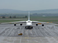 UR-82027 @ VIE - Arrived from Oxford and will fly to DXB
