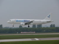 SU-KBE @ EDDL - Former Iberia A320 (EC-HQK) now flying for Koral Blue landing at rw23L - by ghans