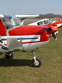 G-BFGZ @ EGHP - SHOWING REPAIRS AFTER NOSE WHEEL COLLAPSE IN FEB. 2008 - by BIKE PILOT