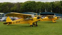 G-BSBT @ EGBP - 5. A pair of Piper Cubs at Kemble Airport (Great Vintage Flying Weekend)