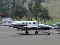 N4228C @ POC - Parked in transient parking - by Helicopterfriend
