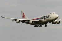 LX-WCV @ ELLX - short final RW24 - by Friedrich Becker