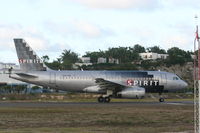 N507NK @ TNCM - Spiritwings N507NK at the tresh hold to depart runway 10