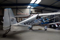 N9945C @ EHSE - Luscombe 8F parked in the Flying Museum at Seppe airfield, the Netherlands. - by Henk van Capelle