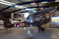 PH-RED @ EHSE - Piper Cub in the Flying Museum at Seppe airfield, the Netherlands. It used to be with the Royal Netherlands Air Force.