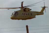 G-17-518 @ EGFH - Seen carrying out manufacturer's trials. Subsequently registered ZK112,  exported to Japan and accepted as a minesweeping helicopter by the Fleet Air Force of the JMSDF on 3rd March 2006 with the s/n 8651.  - by Roger Winser