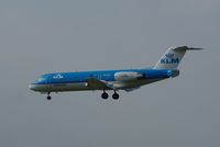 PH-KZL @ EGSH - Landing at Norwich. - by Graham Reeve