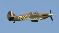 LF363 @ EGTH - 42. FL363 BBMF Hurricane at Shuttleworth May Sunset Air Display